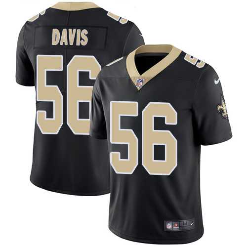 Youth Nike New Orleans Saints #56 DeMario Davis Black Team Color Stitched NFL Vapor Untouchable Limited Jersey Youth Nike New Orleans Saints #56 DeMario Davis Black Team Color Stitched NFL Vapor Untouchable Limited Jersey