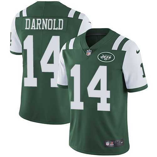 Youth Nike New York Jets #14 Sam Darnold Green Team Color Stitched NFL Vapor Untouchable Limited Jersey