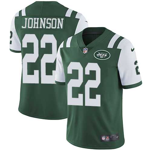 Youth Nike New York Jets #22 Trumaine Johnson Green Team Color Stitched NFL Vapor Untouchable Limited Jersey