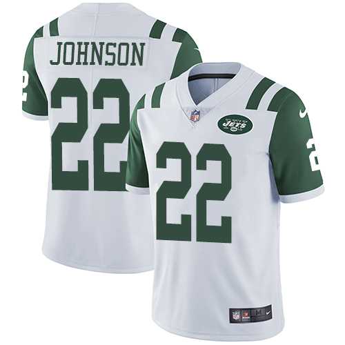Youth Nike New York Jets #22 Trumaine Johnson White Stitched NFL Vapor Untouchable Limited Jersey