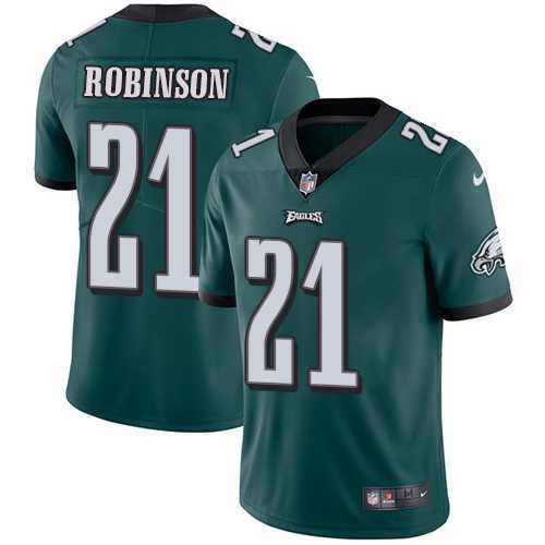 Youth Nike Philadelphia Eagles #21 Patrick Robinson Midnight Green Team Color Stitched NFL Vapor Untouchable Limited Jersey
