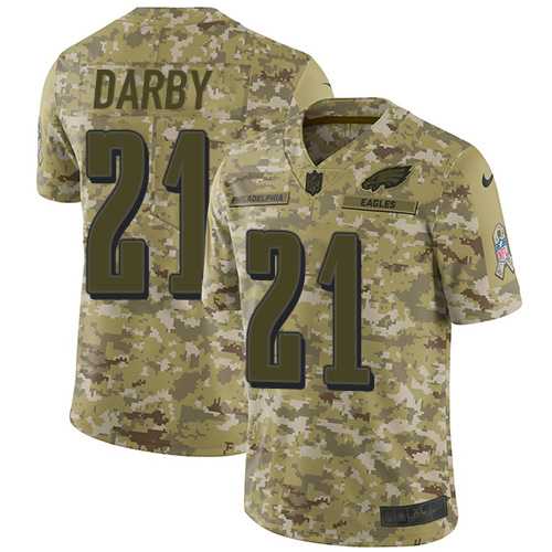 Youth Nike Philadelphia Eagles #21 Ronald Darby Camo Stitched NFL Limited 2018 Salute to Service Jersey