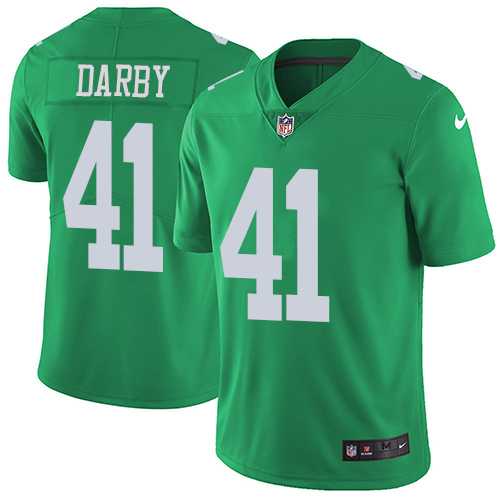 Youth Nike Philadelphia Eagles #41 Ronald Darby Green Stitched NFL Limited Rush Jersey