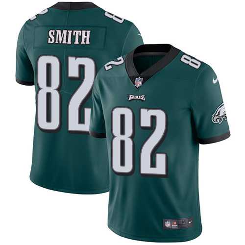 Youth Nike Philadelphia Eagles #82 Torrey Smith Midnight Green Team Color Stitched NFL Vapor Untouchable Limited Jersey