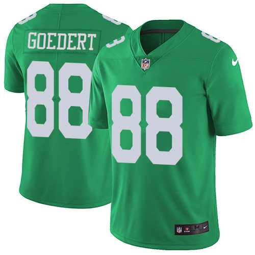 Youth Nike Philadelphia Eagles #88 Dallas Goedert Green Stitched NFL Limited Rush Jersey