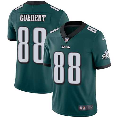 Youth Nike Philadelphia Eagles #88 Dallas Goedert Midnight Green Team Color Stitched NFL Vapor Untouchable Limited Jersey