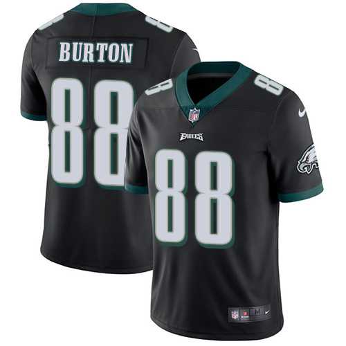 Youth Nike Philadelphia Eagles #88 Trey Burton Black Alternate Stitched NFL Vapor Untouchable Limited Jersey
