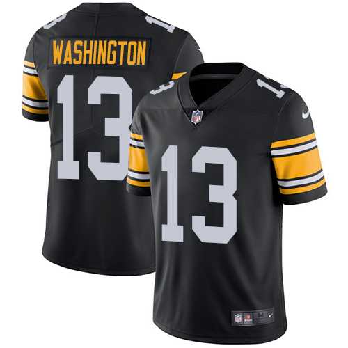 Youth Nike Pittsburgh Steelers #13 James Washington Black Team Color Stitched NFL Vapor Untouchable Limited Jersey