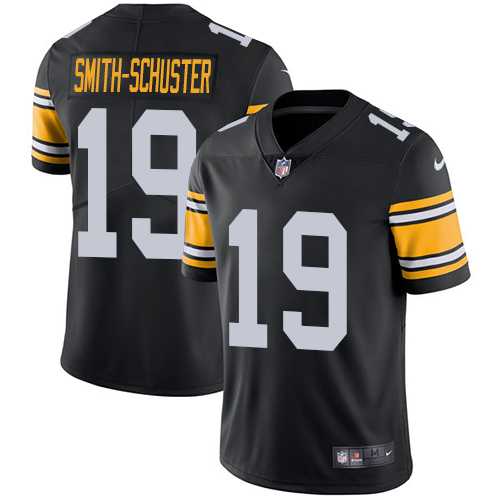 Youth Nike Pittsburgh Steelers #19 JuJu Smith-Schuster Black Alternate Stitched NFL Vapor Untouchable Limited Jersey