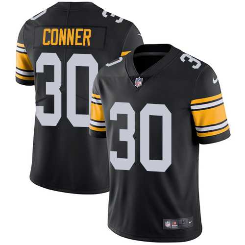 Youth Nike Pittsburgh Steelers #30 James Conner Black Alternate Stitched NFL Vapor Untouchable Limited Jersey