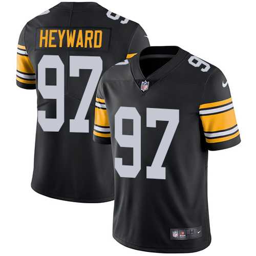 Youth Nike Pittsburgh Steelers #97 Cameron Heyward Black Alternate Stitched NFL Vapor Untouchable Limited Jersey