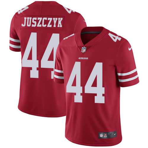 Youth Nike San Francisco 49ers #44 Kyle Juszczyk Red Team Color Stitched NFL Vapor Untouchable Limited Jersey