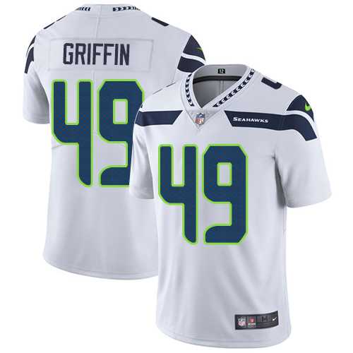 Youth Nike Seattle Seahawks #49 Shaquem Griffin White Stitched NFL Vapor Untouchable Limited Jersey