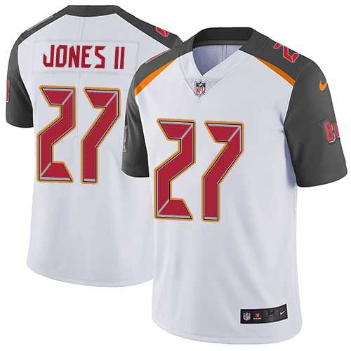 Youth Nike Tampa Bay Buccaneers #27 Ronald Jones II White Stitched NFL Vapor Untouchable Limited Jersey