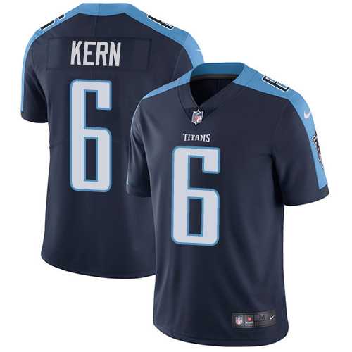 Youth Nike Tennessee Titans #6 Brett Kern Navy Blue Alternate Stitched NFL Vapor Untouchable Limited Jersey