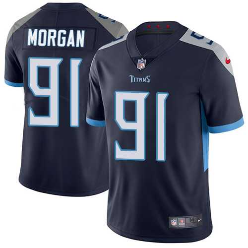 Youth Nike Tennessee Titans #91 Derrick Morgan Navy Blue Alternate Stitched NFL Vapor Untouchable Limited Jersey
