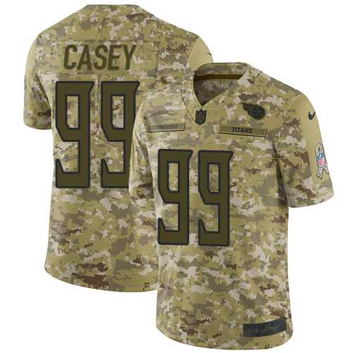 Youth Nike Tennessee Titans #99 Jurrell Casey Camo Stitched NFL Limited 2018 Salute to Service Jersey