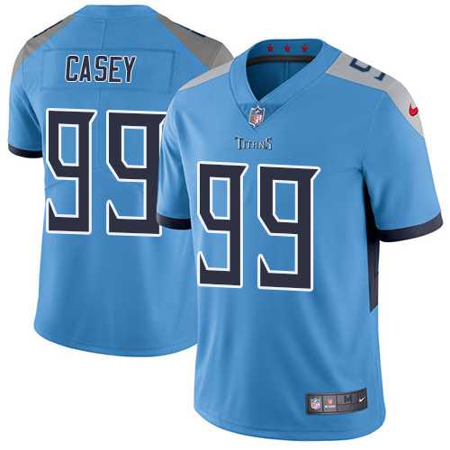Youth Nike Tennessee Titans #99 Jurrell Casey Light Blue Team Color Stitched NFL Vapor Untouchable Limited Jersey