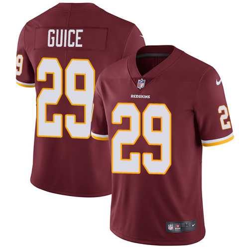 Youth Nike Washington Redskins #29 Derrius Guice Burgundy Red Team Color Stitched NFL Vapor Untouchable Limited Jersey