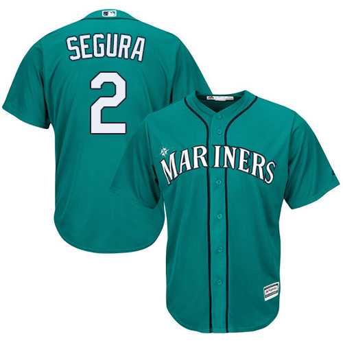 Youth Seattle Mariners #2 Jean Segura Green Cool Base Stitched MLB Jersey