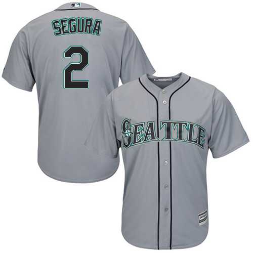 Youth Seattle Mariners #2 Jean Segura Grey Cool Base Stitched MLB Jersey