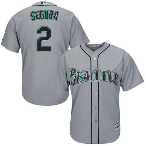 Youth Seattle Mariners #2 Jean Segura Grey Cool Base Stitched MLB Jersey Youth Seattle Mariners #2 Jean Segura Grey Cool Base Stitched MLB Jersey