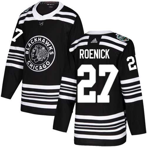 Men's Adidas Chicago Blackhawks #27 Jeremy Roenick Black Authentic 2019 Winter Classic Stitched NHL Jersey Men's Adidas Chicago Blackhawks #27 Jeremy Roenick Black Authentic 2019 Winter Classic Stitched NHL Jersey
