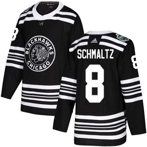 Men's Adidas Chicago Blackhawks #8 Nick Schmaltz Black Authentic 2019 Winter Classic Stitched NHL Jersey Men's Adidas Chicago Blackhawks #8 Nick Schmaltz Black Authentic 2019 Winter Classic Stitched NHL Jersey