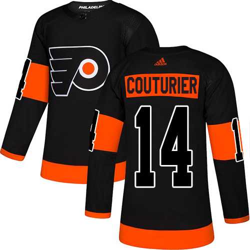 Men's Adidas Philadelphia Flyers #14 Sean Couturier Black Alternate Authentic Stitched NHL Jersey