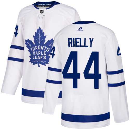 Men's Adidas Toronto Maple Leafs #44 Morgan Rielly White Road Authentic Stitched NHL Jersey