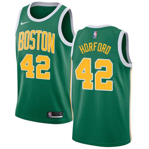 Men's Nike Boston Celtics #42 Al Horford Green NBA Swingman Earned Edition Jersey