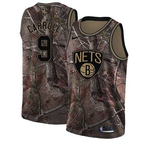 Men's Nike Brooklyn Nets #9 DeMarre Carroll Camo NBA Swingman Realtree Collection Jersey