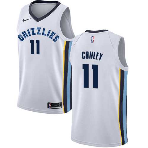Men's Nike Memphis Grizzlies #11 Mike Conley White NBA Swingman Association Edition Jersey