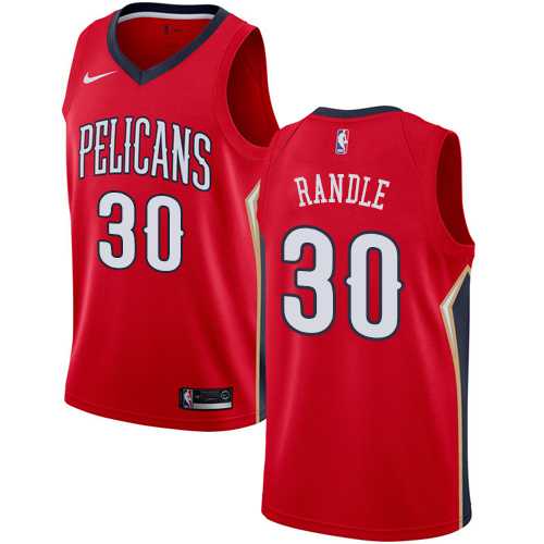 Men's Nike New Orleans Pelicans #30 Julius Randle Red NBA Swingman Statement Edition Jersey