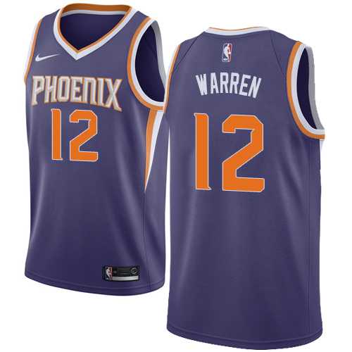 Men's Nike Phoenix Suns #12 T.J. Warren Purple NBA Swingman Icon Edition Jersey