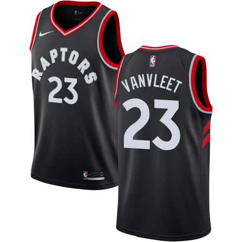 Men's Nike Toronto Raptors #23 Fred VanVleet Black NBA Swingman Statement Edition Jersey