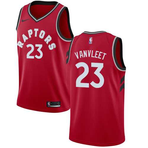 Men's Nike Toronto Raptors #23 Fred VanVleet Red NBA Swingman Icon Edition Jersey