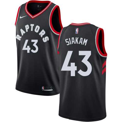 Men's Nike Toronto Raptors #43 Pascal Siakam Black NBA Swingman Statement Edition Jersey