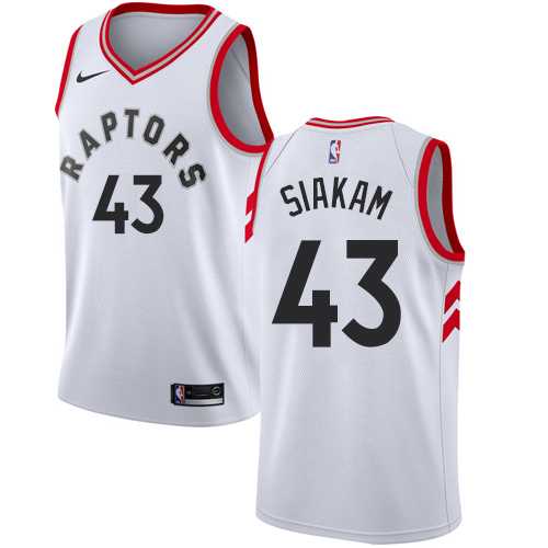 Men's Nike Toronto Raptors #43 Pascal Siakam White NBA Swingman Association Edition Jersey