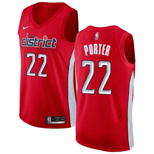 Men's Nike Washington Wizards #22 Otto Porter Red NBA Swingman Earned Edition Jersey