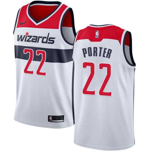 Men's Nike Washington Wizards #22 Otto Porter White NBA Swingman Association Edition Jersey