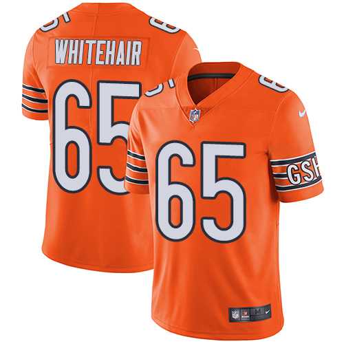 Nike Chicago Bears #65 Cody Whitehair Orange Men's Stitched Football Limited Rush Jersey