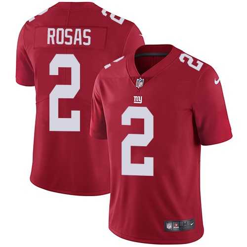 Nike New York Giants #2 Aldrick Rosas Red Alternate Men's Stitched NFL Vapor Untouchable Limited Jersey