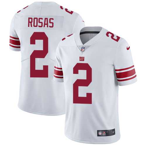 Nike New York Giants #2 Aldrick Rosas White Men's Stitched NFL Vapor Untouchable Limited Jersey