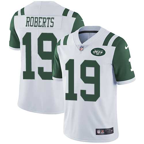 Nike New York Jets #19 Andre Roberts White Men's Stitched NFL Vapor Untouchable Limited Jersey