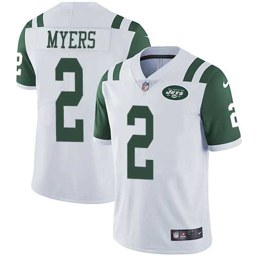 Nike New York Jets #2 Jason Myers White Men's Stitched NFL Vapor Untouchable Limited Jersey