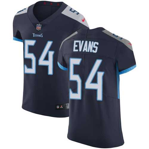 Nike Tennessee Titans #54 Rashaan Evans Navy Blue Team Color Men's Stitched NFL Vapor Untouchable Elite Jersey