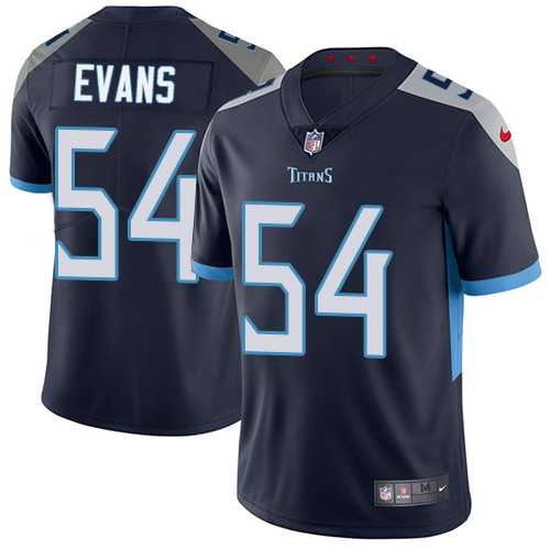 Nike Tennessee Titans #54 Rashaan Evans Navy Blue Team Color Men's Stitched NFL Vapor Untouchable Limited Jersey