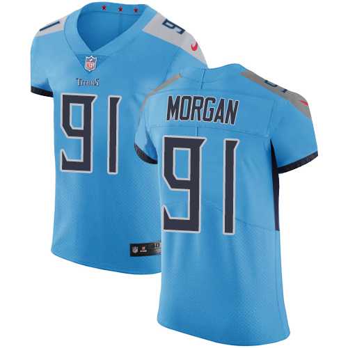 Nike Tennessee Titans #91 Derrick Morgan Light Blue Alternate Men's Stitched NFL Vapor Untouchable Elite Jersey