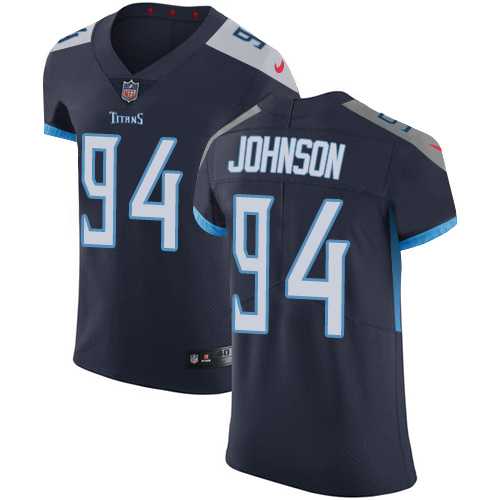 Nike Tennessee Titans #94 Austin Johnson Navy Blue Team Color Men's Stitched NFL Vapor Untouchable Elite Jersey